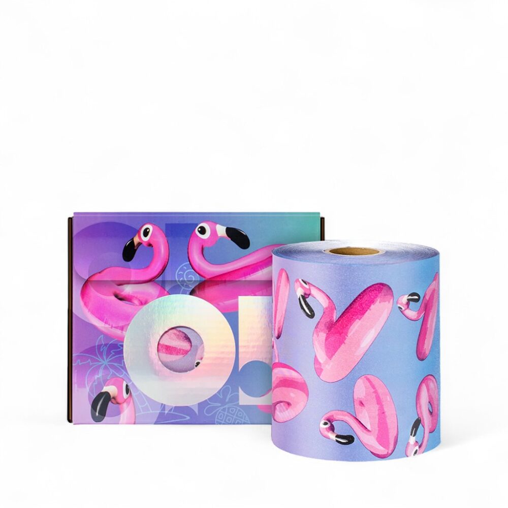 O! Tools Struktūrinė Folija 100M (Pink Flamingo)